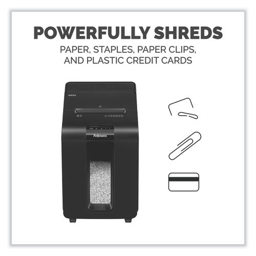 Image of Fellowes® Automax 100m Auto Feed Micro-Cut Shredder, 100 Auto/10 Manual Sheet Capacity
