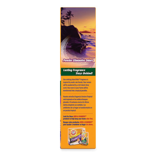 Image of Arm & Hammer Fresh Scentsations Carpet Odor Eliminator, Island Mist, 30 Oz Box, 6/carton