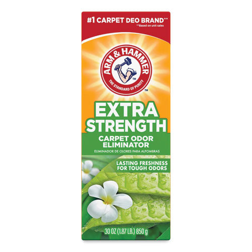 Image of Arm & Hammer Deodorizing Carpet Cleaning Powder, Fresh, 30 oz Box, 6/Carton
