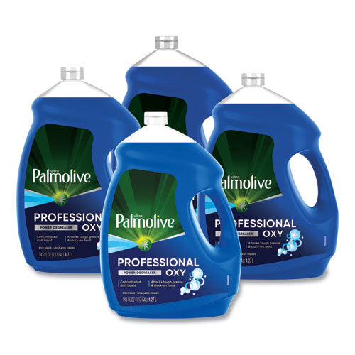 Image of Palmolive® Professional Oxy Power Degreaser Liquid Dish Soap, Fresh Scent, 145 Oz Bottle, 4/carton