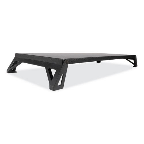 Image of Allsop® Lo Riser Monitor Stand, For 32" Monitors, 24" X 11" X 2" To 3", Black, Supports 30 Lb