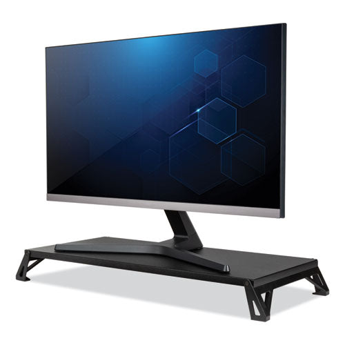 Image of Allsop® Lo Riser Monitor Stand, For 32" Monitors, 24" X 11" X 2" To 3", Black, Supports 30 Lb