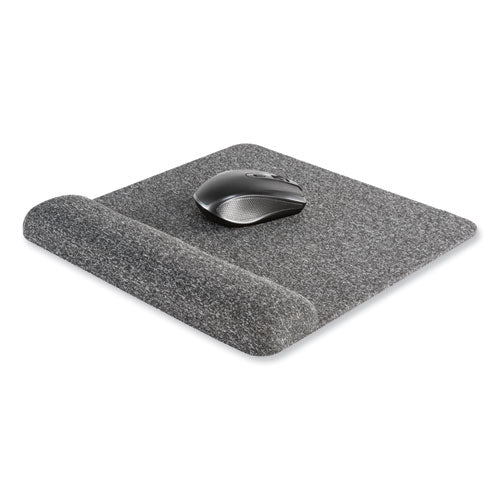Image of Allsop® Premium Plush Mouse Pad, 11.8 X 11.6, Gray