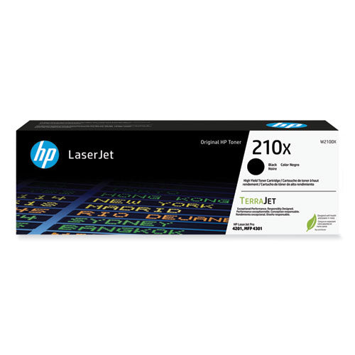 Image of HP Hp 210x, (w2100x) High-Yield Black Original Laserjet Toner Cartridge
