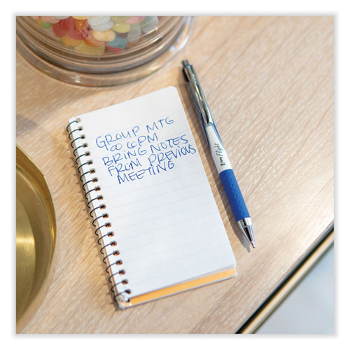 Image of Zebra® Z-Grip Flight Ballpoint Pen, Retractable, Bold 1.2 mm, Blue Ink, Black/Blue/White Barrel, 12/Pack