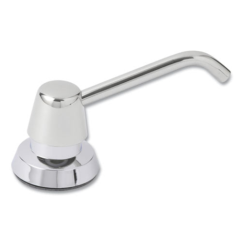 Image of Bobrick Contura Lavatory-Mounted Soap Dispenser, 34 Oz, 3.31 X 4 X 17.63, Chrome/stainless Steel