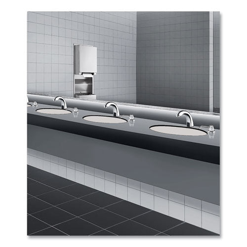 Image of Bobrick Contura Lavatory-Mounted Soap Dispenser, 34 Oz, 3.31 X 4 X 17.63, Chrome/stainless Steel