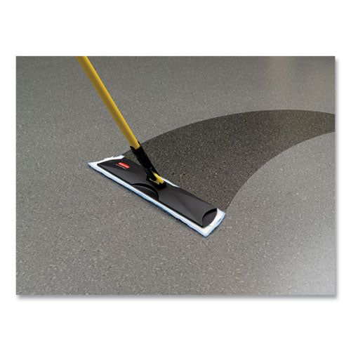 Image of Rubbermaid® Commercial Economy Wet Mopping Pad, Microfiber, 18", Blue