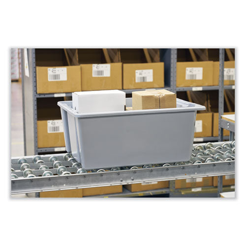 Image of Rubbermaid® Commercial Palletote Box, 19 Gal, 23.5" X 19.5" X 10", Gray