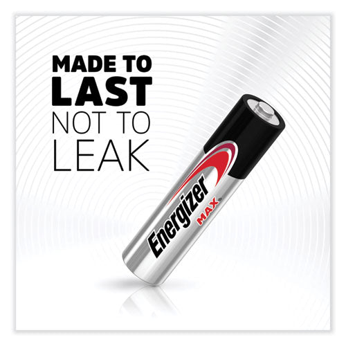 Image of Energizer® Max Aaa Alkaline Batteries, 1.5 V, 4/pack, 6 Packs/box