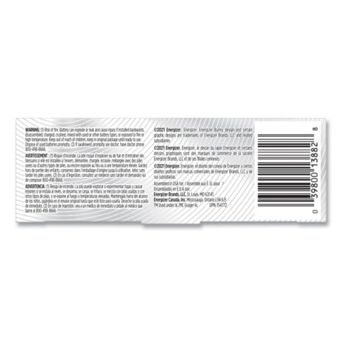 Image of Energizer® Industrial Lithium Cr123 Photo Battery, 3 V, 12/pack