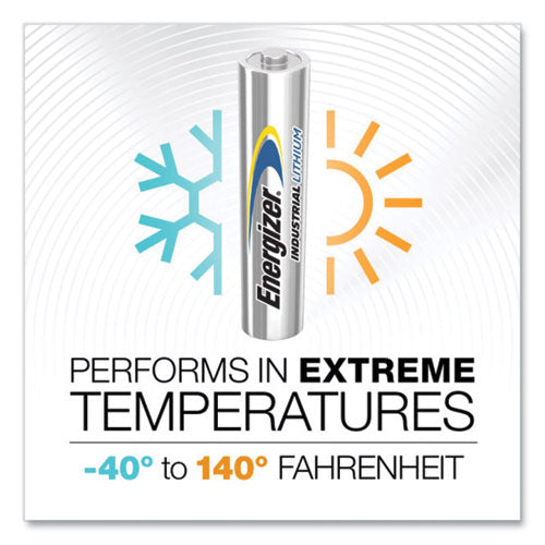 Image of Energizer® Industrial Lithium AA Battery, 1.5 V, 24/Box
