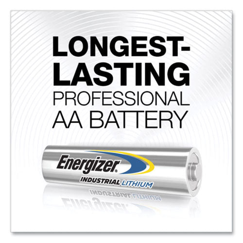 Image of Energizer® Industrial Lithium AA Battery, 1.5 V, 24/Box