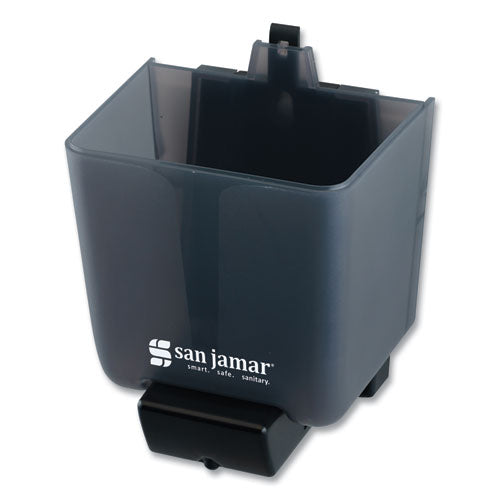 Image of San Jamar® Classic Bulk Soap Dispenser, 30 Oz, 3.97 X 4.92 X 6.64, Black