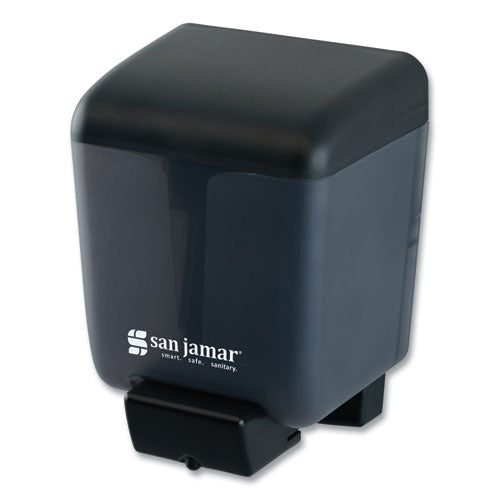 Image of San Jamar® Classic Bulk Soap Dispenser, 30 Oz, 3.97 X 4.92 X 6.64, Black