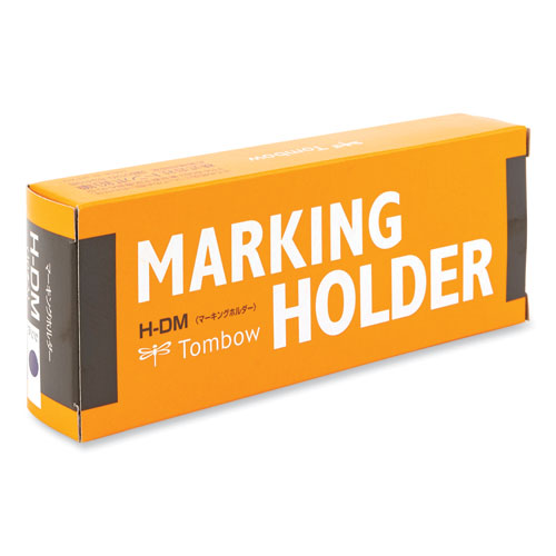 Image of Tombow® Wax-Based Marking Pencil, 4.4 Mm, Blue Wax, Navy Blue Barrel, 10/box