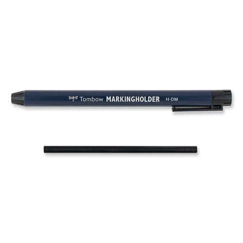 Image of Tombow® Mechanical Wax-Based Marking Pencil Refills. 4.4 Mm, Black, 10/box