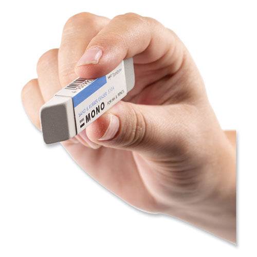 Image of Tombow® Mono® Sand And Rubber Eraser, For Pencil/ink Marks, Rectangular Block, Medium, White
