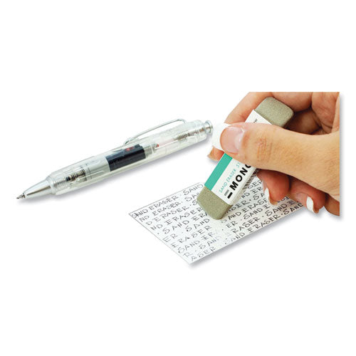 Image of Tombow® Mono® Sand Eraser, For Pencil/ink Marks, Rectangular Block, Small, White
