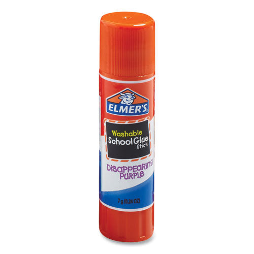 Image of Elmer's® Disappearing Purple School Glue Stick, 0.24 Oz, Dries Clear, 30/box