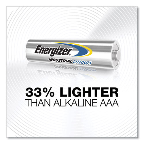 Image of Energizer® Industrial Lithium Aaa Battery, 1.5 V, 4/pack, 6 Packs/box