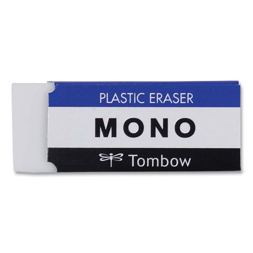 Image of Tombow® Mono® Eraser, For Pencil Marks, Rectangular Block, Small, White