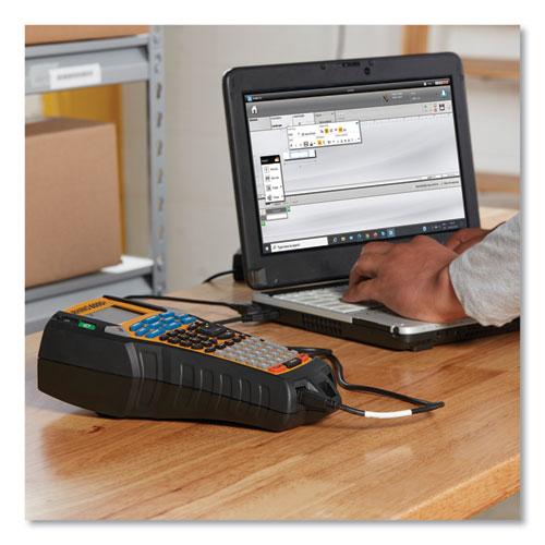 Image of DYMO® Rhino 6000+ Industrial Label Maker With Carry Case, 0.4"/s Print Speed, 5.4 X 2.5 X 9.7