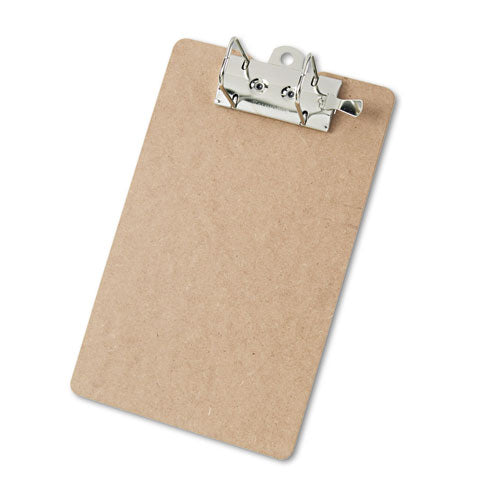 Image of Saunders Recycled Hardboard Archboard Clipboard, 2.5" Clip Capacity, Holds 8.5 x 11 Sheets, Brown