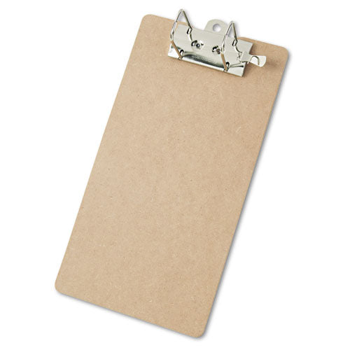 Image of Saunders Recycled Hardboard Archboard Clipboard, 2.5" Clip Capacity, Holds 8.5 x 14 Sheets, Brown