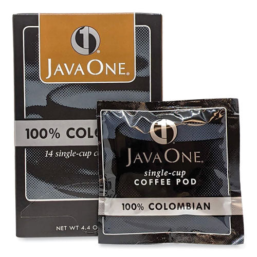 Image of Java One® Coffee Pods, Colombian Supremo, Single Cup, 14/box