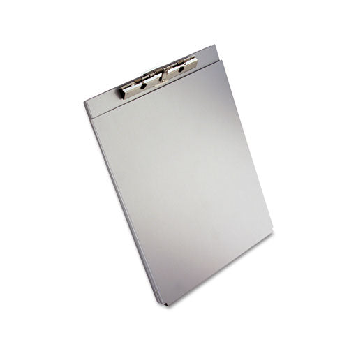 Image of Saunders A-Holder Aluminum Form Holder, 0.5" Clip Capacity, Holds 8.5 x 11 Sheets, Silver