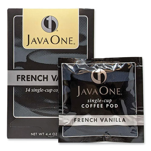 Image of Java One® Coffee Pods, French Vanilla, Single Cup, 14/box