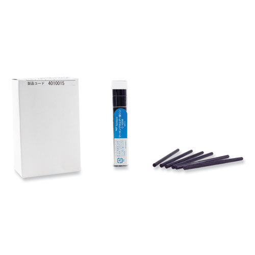Image of Tombow® Mechanical Wax-Based Marking Pencil Refills, 4.4 mm, Blue, 10/Box