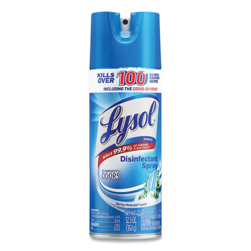 Image of LYSOL® Brand Disinfectant Spray, Spring Waterfall Scent, 12.5 Oz Aerosol Spray
