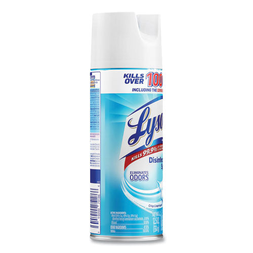 Image of LYSOL® Brand Disinfectant Spray, Crisp Linen Scent, 12.5 Oz Aerosol Spray