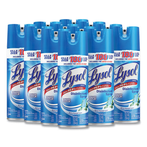 Image of LYSOL® Brand Disinfectant Spray, Spring Waterfall Scent, 12.5 Oz Aerosol Spray