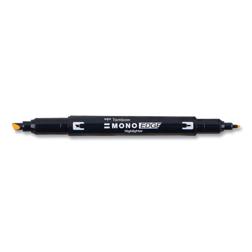 Image of Tombow® Mono® Highlighters, Golden Yellow Ink, Bullet/Chisel Tip, Golden Yellow Barrel, 10/Box