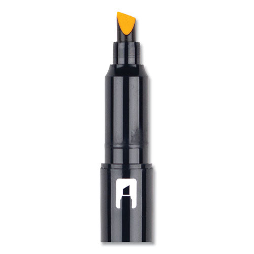 Image of Tombow® Mono® Highlighters, Golden Yellow Ink, Bullet/Chisel Tip, Golden Yellow Barrel, 10/Box