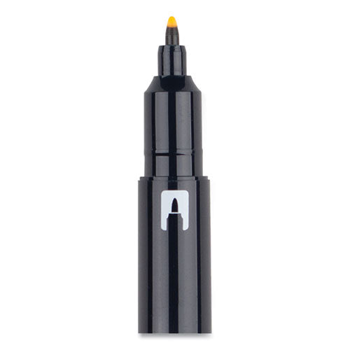 Image of Tombow® Mono® Highlighters, Golden Yellow Ink, Bullet/Chisel Tip, Golden Yellow Barrel, 10/Box