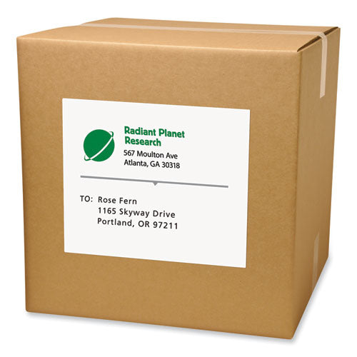 Image of Avery® Full-Sheet Vibrant Inkjet Color-Print Labels, 8.5 X 11, Matte White, 20/pack