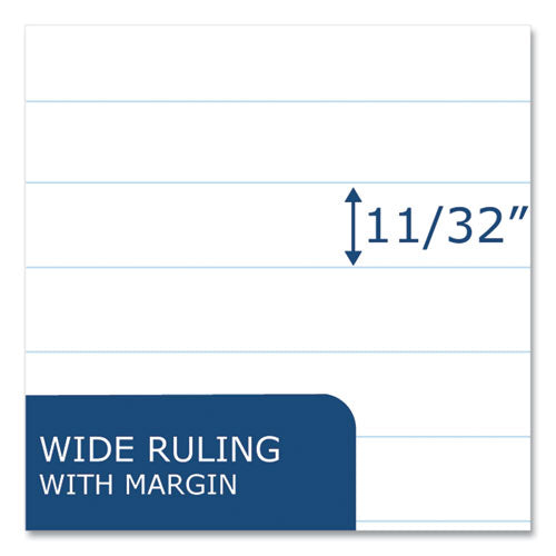 Image of Roaring Spring® Marble Cover Composition Book, Wide/Legal Rule, Black Marble Cover, (60) 10 x 8 Sheets
