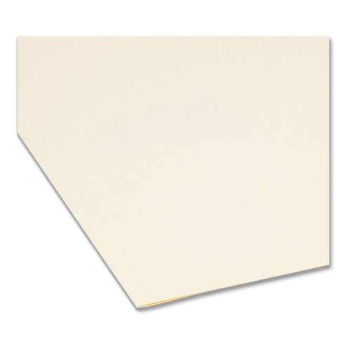 Image of Smead Manila File Folders, 1/3-Cut Tabs: Right Position, Letter Size, 0.75" Expansion, Manila, 100/Box