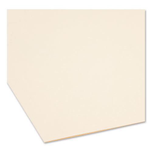 Image of Smead Top Tab Fastener Folders, Straight Tabs, 0.75" Expansion, 2 Fasteners, Letter Size, Manila Exterior, 50/Box