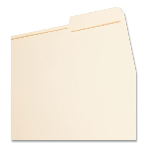 Image of Smead Top Tab Fastener Folders, 1/3-Cut Tabs: Right, 0.75" Expansion, 2 Fasteners, Letter Size, Manila Exterior, 50/Box