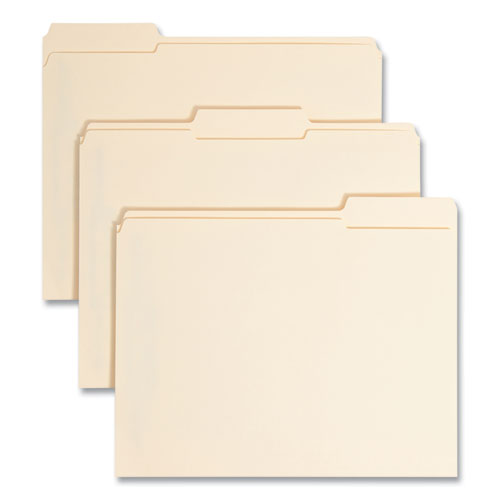 Image of Smead Manila Fastener Folders with SafeSHIELD Coated Fasteners, 0.75" Expansion, 2 Fasteners, Letter Size, Manila Exterior, 50/Box