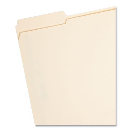 Image of Smead Manila Fastener Folders with SafeSHIELD Coated Fasteners, 0.75" Expansion, 2 Fasteners, Letter Size, Manila Exterior, 50/Box