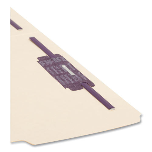 Image of Smead Manila Fastener Folders with SafeSHIELD Coated Fasteners, 0.75" Expansion, 2 Fasteners, Letter Size, Manila Exterior, 50/Box