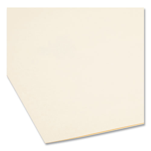 Image of Smead Top Tab Fastener Folders, Guide-Height 2/5-Cut Tabs, 0.75" Expansion, 2 Fasteners, Letter Size, 11-pt Manila, 50/Box