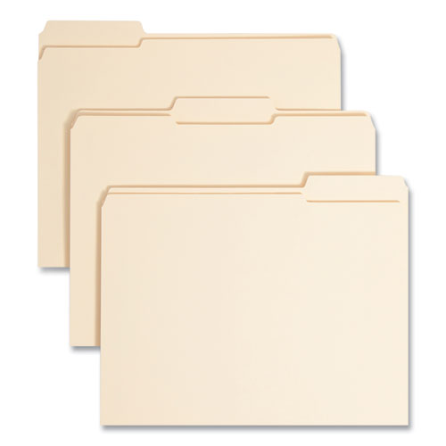 Image of Smead Top Tab Manila Expansion Fastener Folders, 1.5" Expansion, 2 Fasteners, Letter Size, Manila Exterior, 50/Box