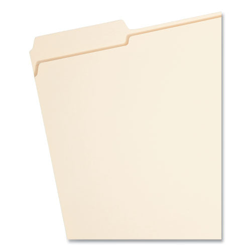 Image of Smead Top Tab Manila Expansion Fastener Folders, 1.5" Expansion, 2 Fasteners, Letter Size, Manila Exterior, 50/Box